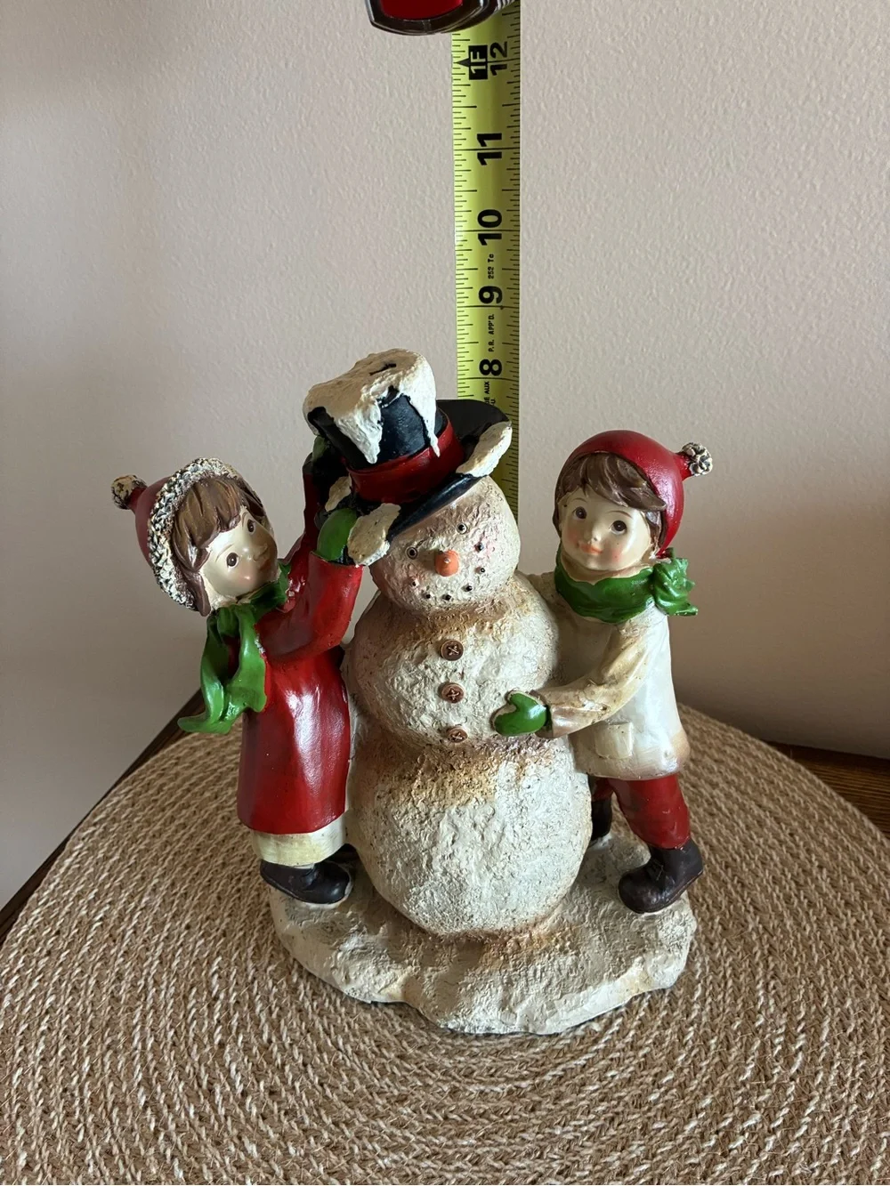 Hobby Lobby Children with Snowman Holiday Figurine